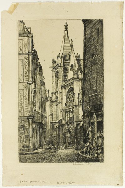 St. Séverin, Paris von Donald Shaw MacLaughlan