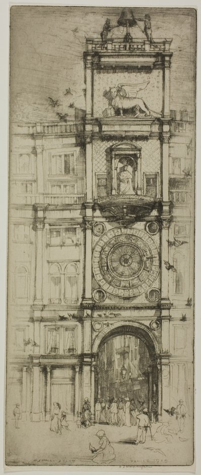 Der Uhrturm, Venedig von Donald Shaw MacLaughlan