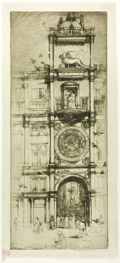 Der Uhrturm, Venedig von Donald Shaw MacLaughlan