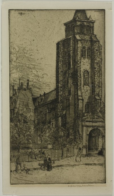 Turm von St. Germain-des-Prés von Donald Shaw MacLaughlan