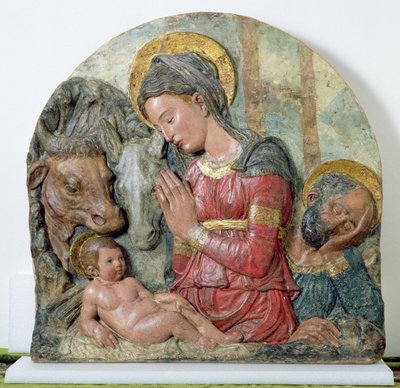 Die Geburt Christi, ca. 1460 von Donatello