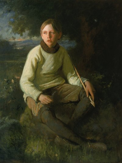 Der Junge mit dem Pfeil, 1903 von Douglas Volk