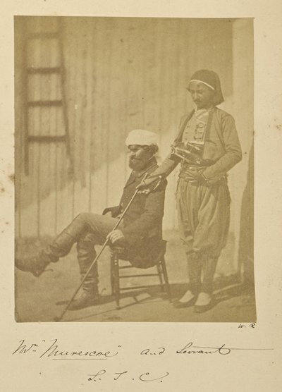 Herr Murescoe und Diener, L.T.C. von Dr. William Robertson