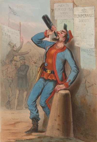 États-Unis 1865 - New-York Fire-Brigade Zouaves, 1865 von Draner