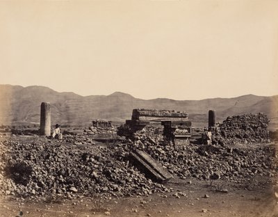 Zweiter Palast in Mitla, Mexiko von Désiré Charnay