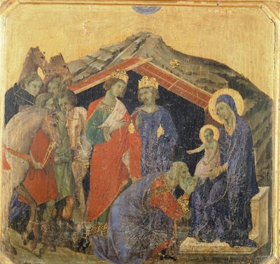 Maestà des Doms von Siena von Duccio di Buoninsegna