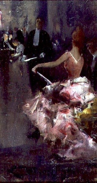Cafészene von Dudley Hardy