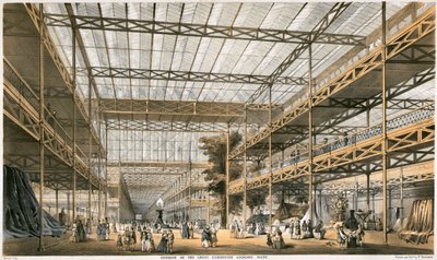 Große Ausstellung, Kristallpalast, Hyde Park, London, 1851 von Durond