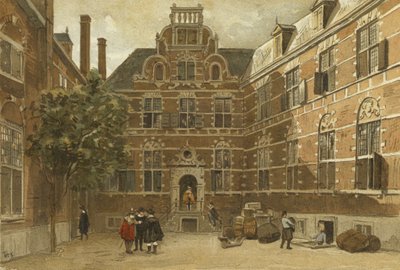 Hof des Oost-Indisch Huis, Amsterdam von Dutch School