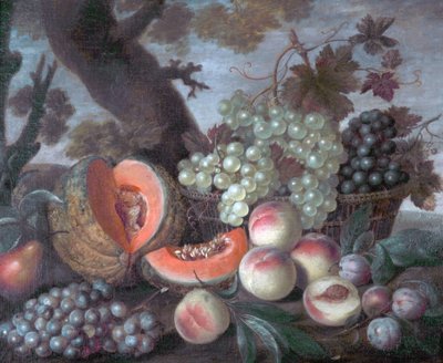 Melonen und Trauben von Dutch School