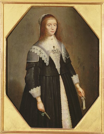 Porträt einer Frau, ca. 1640 von Dutch School