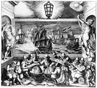 Das Licht der Navigation, 1608 von Dutch School