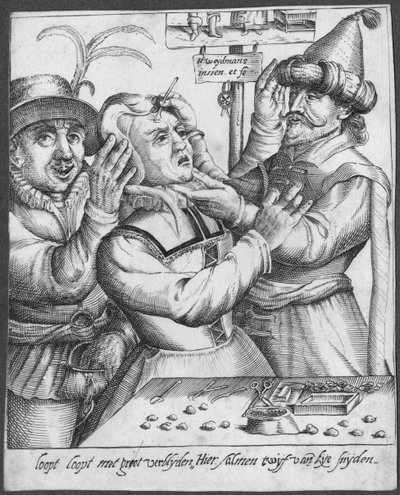 Schädelöffnung, graviert von H. Weydmans von Dutch School