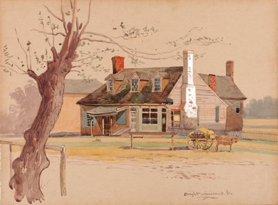 Postamt von Williamsburg, ca. 1890 von Dwight Williams
