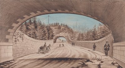 Central Park, Transverse Road No. 2, 1870 von EP