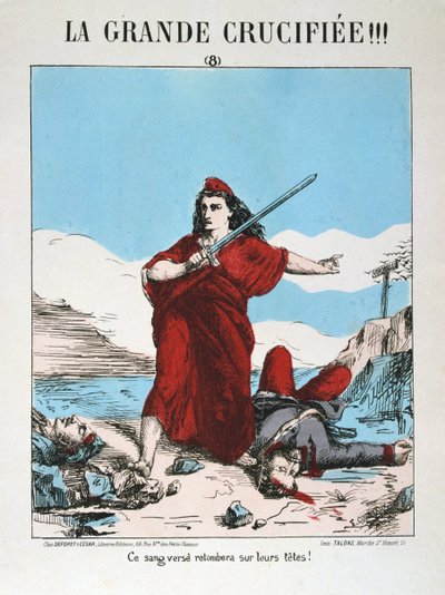 Allegorie der Republik Frankreich, 1871 von E. Courtaux