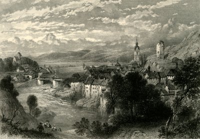 Laufenburg (ca. 1872) von E I Roberts