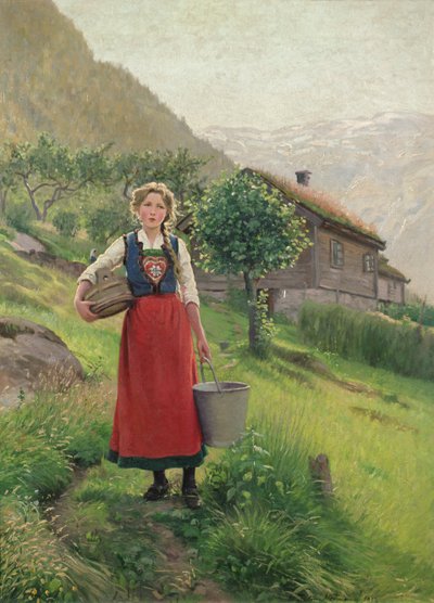 Sommeralm-Mädchen von E. Normann