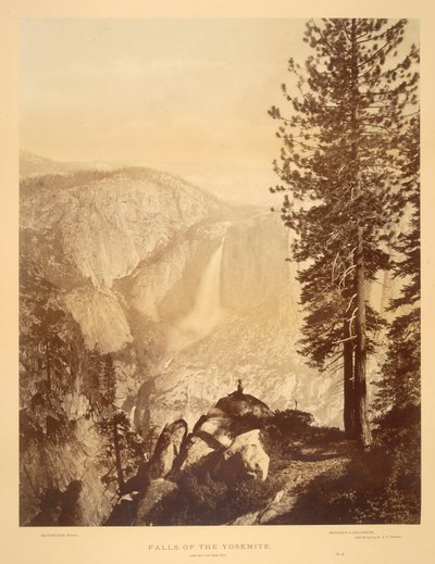 Wasserfälle des Yosemite von Eadweard Muybridge