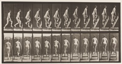 Tafel 109. Auf eine Leiter steigen von Eadweard Muybridge