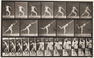 Tafel 316. Einen 20-Pfund-Stein heben, 1885 von Eadweard Muybridge