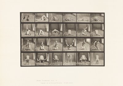 Tafel 511. Verrenkungen auf dem Boden von Eadweard Muybridge