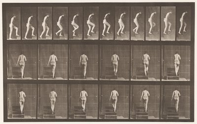 Tafel 93. Treppen hinaufsteigen von Eadweard Muybridge