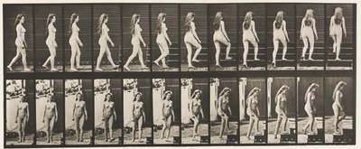 Tafel 99. Drehen und Treppensteigen von Eadweard Muybridge