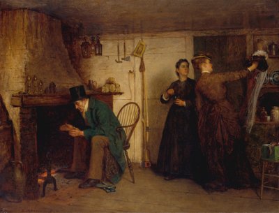Der neue Hut, 1876 von Eastman Johnson