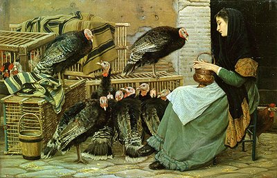 Weihnachtsmarkt für Truthähne in Rom von Edgar Barclay
