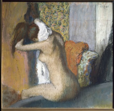 Nach dem Bad von Edgar Degas