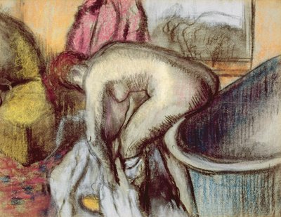 Nach dem Bad von Edgar Degas