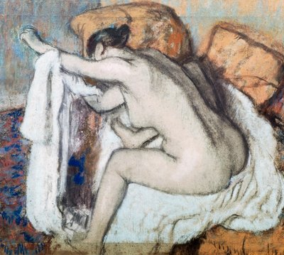 Nach dem Bad von Edgar Degas