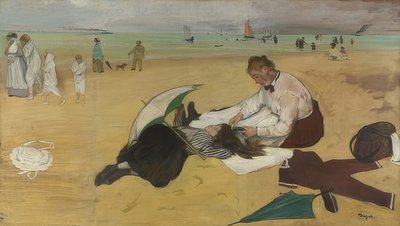 Am Strand von Edgar Degas