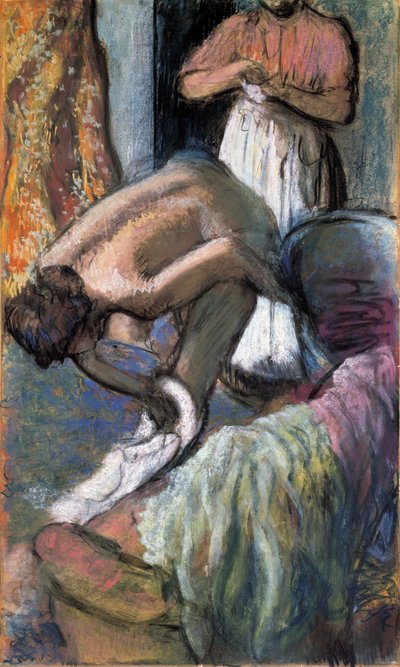 Frühstück nach dem Bad von Edgar Degas