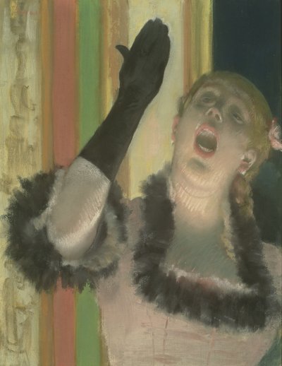 Chanteuse de Café von Edgar Degas