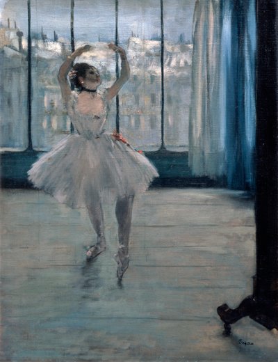 Tänzerin beim Fotografen, 1875 von Edgar Degas
