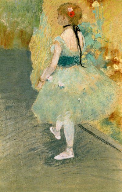 Tänzerin in Grün, ca. 1878 von Edgar Degas