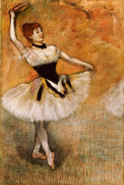 Tänzerin mit Tamburin, 1882 von Edgar Degas