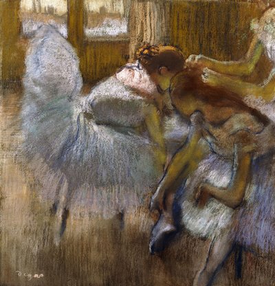 Tänzer bei der Pause, ca. 1885 von Edgar Degas