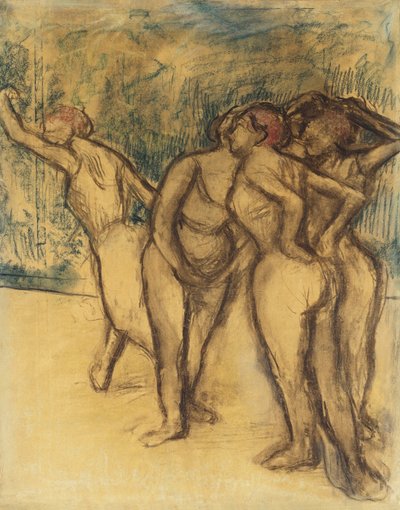 Tanzende Mädchen von Edgar Degas
