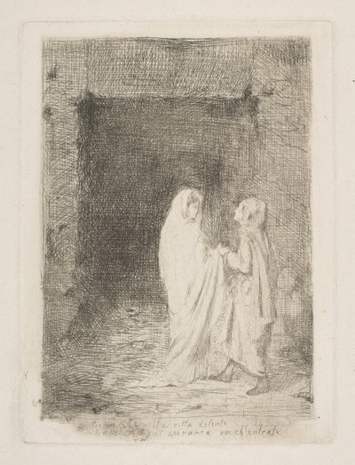 Dante und Virgil, 1857 von Edgar Degas