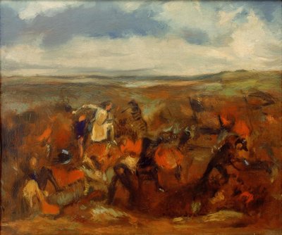 Die Schlacht bei Poitiers von Edgar Degas