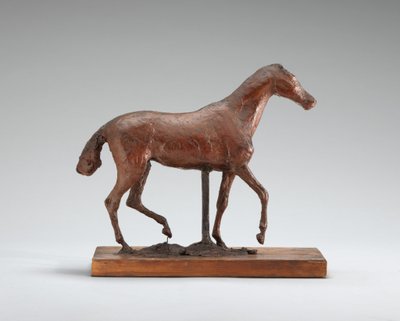Pferd im Schritt von Edgar Degas