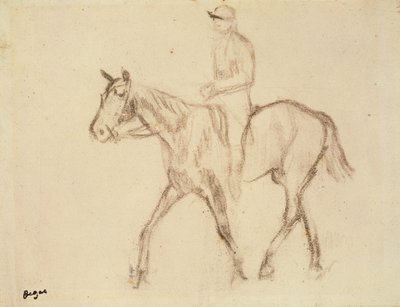 Pferd und Jockey von Edgar Degas