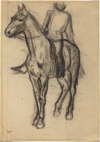Pferd und Reiter von Edgar Degas