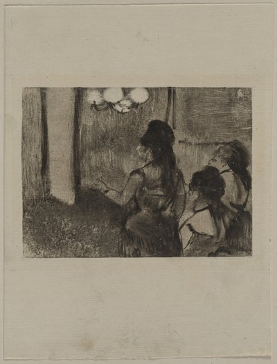 Im Salon, ca. 1880er von Edgar Degas
