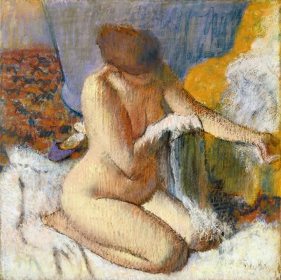 La Sortie du bain von Edgar Degas