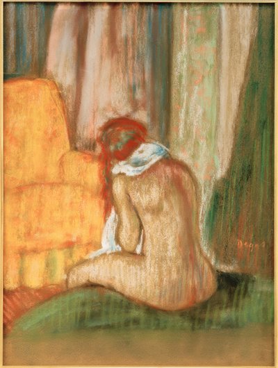 Nu assis de dos von Edgar Degas