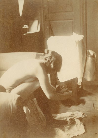 Aktfotostudie von Degas von Edgar Degas